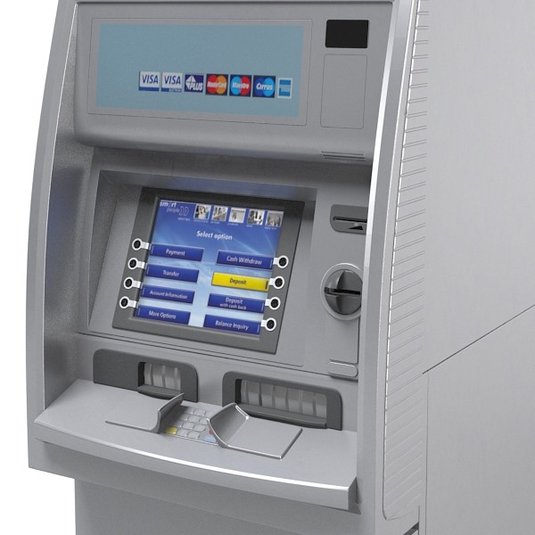 3d model of atm cash machine - ATM cash machine by shop3ds